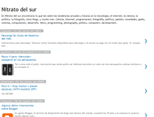 Tablet Screenshot of nitratodelsur.blogspot.com