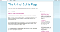 Desktop Screenshot of animalspiritspage.blogspot.com