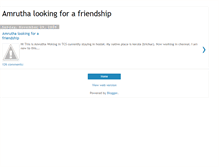 Tablet Screenshot of amruthacutegirl.blogspot.com