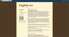 Desktop Screenshot of english107.blogspot.com