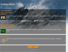 Tablet Screenshot of krishna-christ.blogspot.com