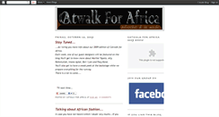 Desktop Screenshot of catwalkforafrica.blogspot.com