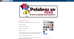 Desktop Screenshot of letras-rosas.blogspot.com