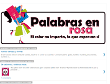 Tablet Screenshot of letras-rosas.blogspot.com