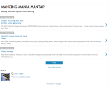 Tablet Screenshot of mancingmaniamantap.blogspot.com