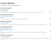 Tablet Screenshot of coconutwirelessblog.blogspot.com