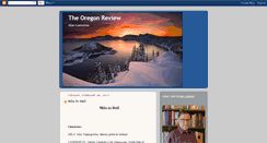 Desktop Screenshot of oregonreview.blogspot.com