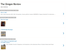 Tablet Screenshot of oregonreview.blogspot.com