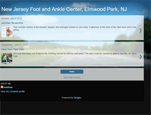 Tablet Screenshot of newjerseyfootandankle.blogspot.com