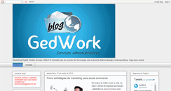 Desktop Screenshot of gedwork.blogspot.com