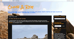 Desktop Screenshot of climbandride.blogspot.com