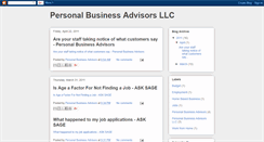 Desktop Screenshot of personalbusinessadvisorsllc.blogspot.com