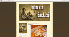 Desktop Screenshot of emineninemekleri.blogspot.com
