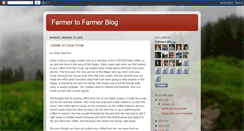 Desktop Screenshot of farmertofarmerblog.blogspot.com