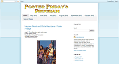 Desktop Screenshot of fosterprogram.blogspot.com