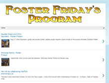 Tablet Screenshot of fosterprogram.blogspot.com