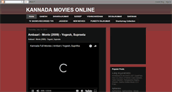 Desktop Screenshot of new-kannada-movies.blogspot.com