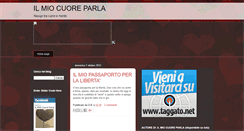 Desktop Screenshot of ilmiocuoreparla.blogspot.com