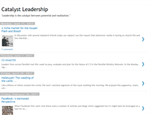 Tablet Screenshot of catalystleadership.blogspot.com