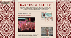 Desktop Screenshot of barnumandbailey.blogspot.com