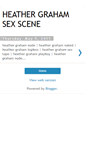 Mobile Screenshot of heathergrahamsexscene.blogspot.com