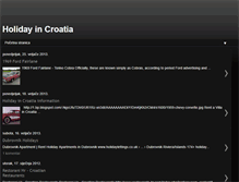 Tablet Screenshot of best-holiday-croatia.blogspot.com