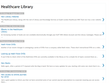 Tablet Screenshot of healthcarelibraryqeh.blogspot.com