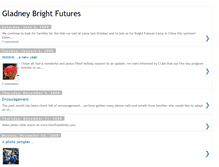 Tablet Screenshot of gladneybrightfutures.blogspot.com