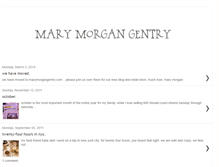 Tablet Screenshot of marymorgangentry.blogspot.com