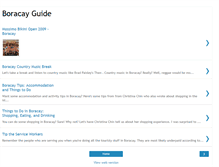 Tablet Screenshot of boracayguide.blogspot.com