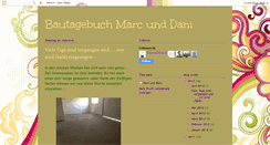 Desktop Screenshot of bautagebuch-marcunddani.blogspot.com