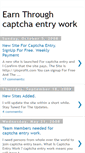 Mobile Screenshot of earnwithcaptchaentry.blogspot.com