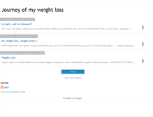 Tablet Screenshot of journeyofmyweightloss.blogspot.com