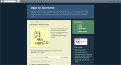 Desktop Screenshot of liguedesgourmands.blogspot.com