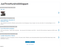 Tablet Screenshot of just300.blogspot.com