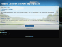 Tablet Screenshot of jaspers-voice.blogspot.com