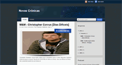 Desktop Screenshot of blognovascronicas.blogspot.com