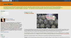Desktop Screenshot of 1hundredmiles.blogspot.com