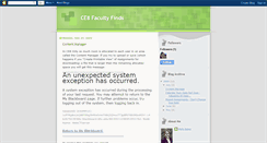 Desktop Screenshot of ce8facultyfinds.blogspot.com
