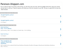 Tablet Screenshot of panesson.blogspot.com