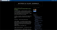 Desktop Screenshot of mistresssol.blogspot.com