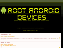 Tablet Screenshot of how2rootandroiddevices.blogspot.com