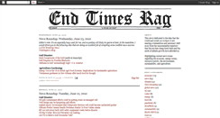 Desktop Screenshot of endtimesrag.blogspot.com