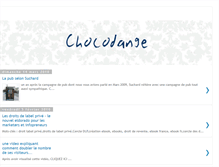 Tablet Screenshot of chocodange.blogspot.com