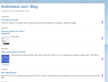 Tablet Screenshot of andrewsundotcom.blogspot.com