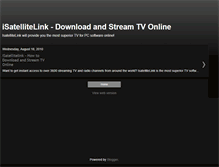 Tablet Screenshot of isatellitelinkreview.blogspot.com