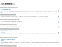 Tablet Screenshot of mendozadigital.blogspot.com
