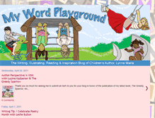 Tablet Screenshot of mywordplayground.blogspot.com