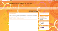 Desktop Screenshot of ethicalfashionvintage.blogspot.com