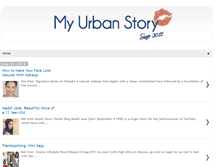 Tablet Screenshot of myurbanstory.blogspot.com